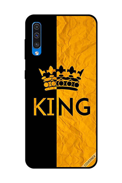 Covernex غطاء حماية لهاتف سامسونج جالاكسي A50 - أسود وأصفر
