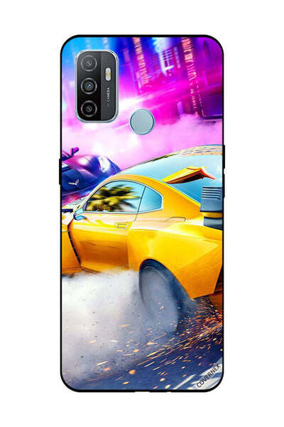 Covernex غطاء حماية لهاتف OPPO A53/A53S - سيارة صفراء