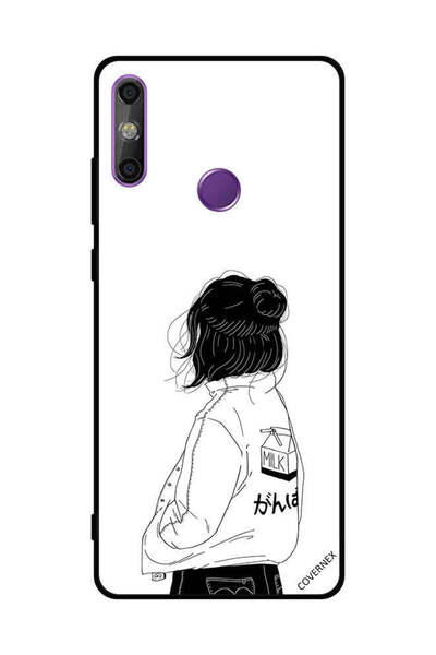 Covernex غطاء حماية لهاتف هواوي إنجوي 20E فتاة تفكر بعمق