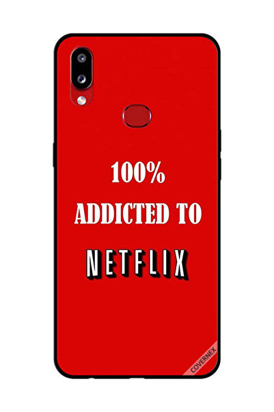 Covernex غطاء حماية لهاتف سامسونج جالكسي A10s مدمن على نتفليكس بنسبة 100%
