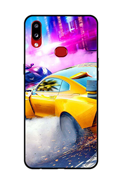 Covernex غطاء حماية لهاتف سامسونج جالاكسي A10s - سيارة صفراء