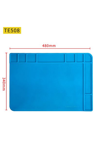 Choice TE-508 480x340 Silicone Soldering Pad Desk Platform Mat for Welding Station Iron Phone PC Repair Ma