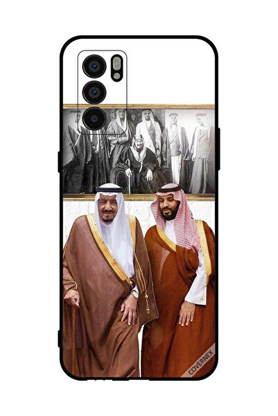 Covernex غطاء حماية لهاتف أوبو رينو 6 5G الملك سلمان ومحمد بن سلمان يتحدثان أ...