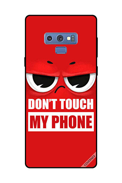 Covernex غطاء حماية لهاتف سامسونج جالكسي نوت 9 - لا تلمس هاتفي - أحمر