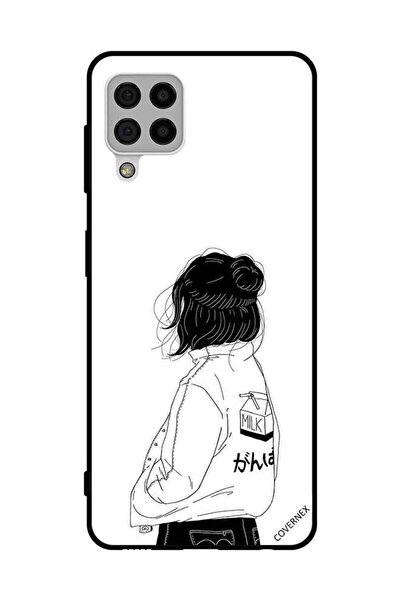 Covernex غطاء حماية لهاتف سامسونج جالاكسي A22 4G فتاة تفكر بعمق كبير