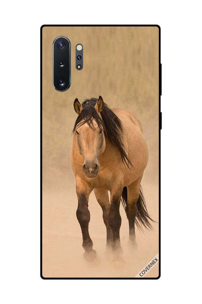 Covernex غطاء حماية لهاتف سامسونج جالكسي نوت 10 بلس - سباق الخيل البني