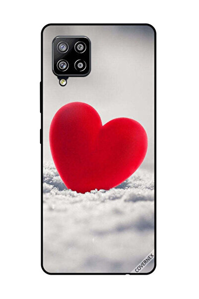 Covernex غطاء حماية لهاتف سامسونج جالاكسي M42 5G بتصميم قلب أحمر جميل