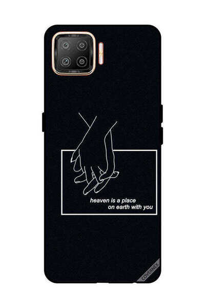 Covernex غطاء حماية لهاتف OPPO F17 الجنة مكان على الأرض معك