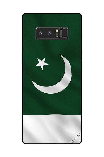 Covernex غطاء حماية لهاتف سامسونج جالاكسي نوت 8 - علم باكستان عمودي