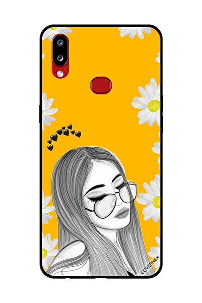 Covernex غطاء حماية لهاتف سامسونج جالاكسي A10s - فتاة تحب خيالات النظارات