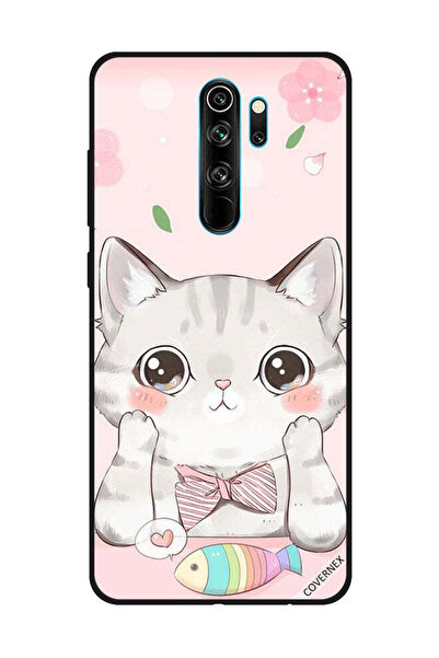 Covernex غطاء حماية لهاتف شاومي ريدمي نوت 8 برو - سمكة قطة