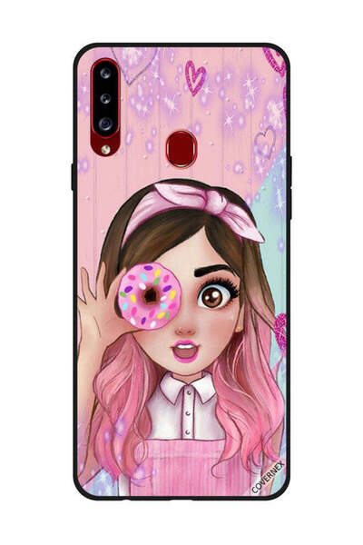 Covernex Protective Case Cover For Samsung Galaxy A20s Cute Little Girl Holdi...