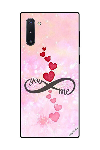 Covernex غطاء حماية لهاتف سامسونج جالكسي نوت 10 - قلوب حمراء ووردية - يو إنفي...