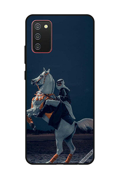 Covernex غطاء حماية لهاتف سامسونج جالاكسي A02s/F02s - شاب على حصان