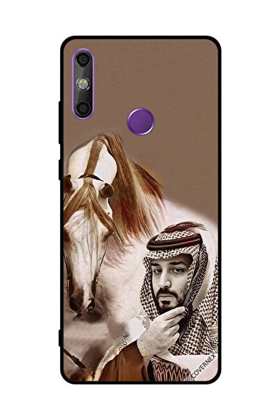 Covernex غطاء حماية لهاتف هواوي إنجوي 20E محمد بن سلمان أمام حصان