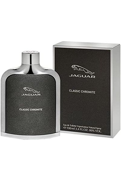 Jaguar Classic Chromite Eau de Toilette, Woody Oriental Fresh, 100ml, Men's Perfume