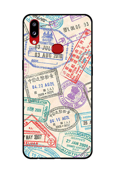 Covernex غطاء حماية لهاتف سامسونج جالاكسي A10s - طوابع السفر