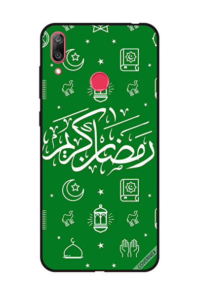 Covernex غطاء حماية لهاتف هواوي Y7 Prime 2019 - رمضان كريم - أخضر