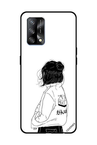 Covernex Protective Case Cover For OPPO A74/F19 4G Girl Think Very Deep