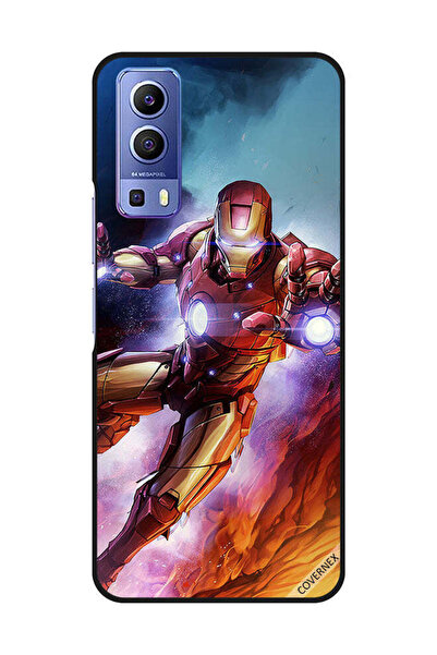 Covernex غطاء حماية لهاتف Vivo Y72 5G Iron Man
