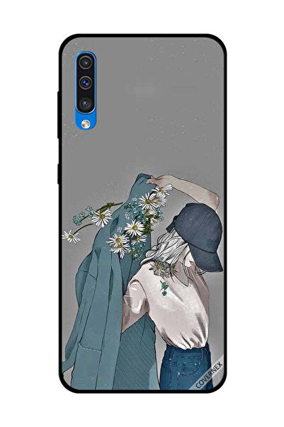 Covernex Protective Case Cover For Samsung Galaxy A50 Cap Girl Wearing Floral...