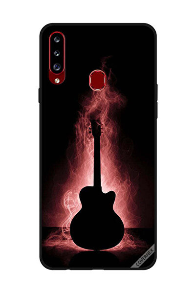 Covernex غطاء حماية لهاتف سامسونج جالاكسي A20s بتصميم انعكاس جيتار في الظلام