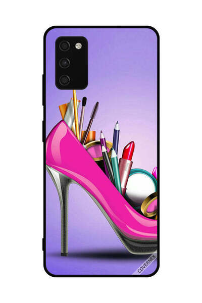 Covernex Protective Case Cover For Samsung Galaxy A03s 4G Shoe With Makeup