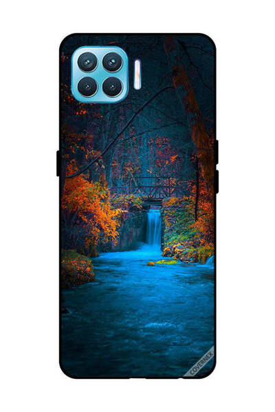 Covernex غطاء حماية لهاتف OPPO F17 Pro - شلال أزرق