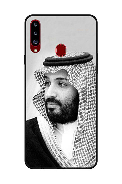 Covernex غطاء حماية لهاتف سامسونج جالاكسي A20s صورة محمد بن سلمان بالأبيض وال...
