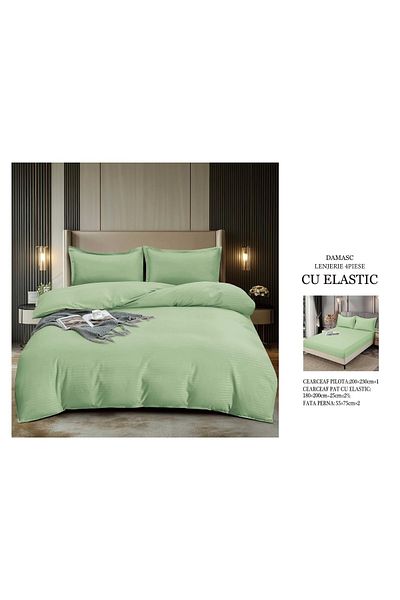CHIRASO CHIRASO bedding set, DAMASK, ELASTIC sheet 180x200+25cm, Duvet sheet 200x230cm, 2 pillowcases