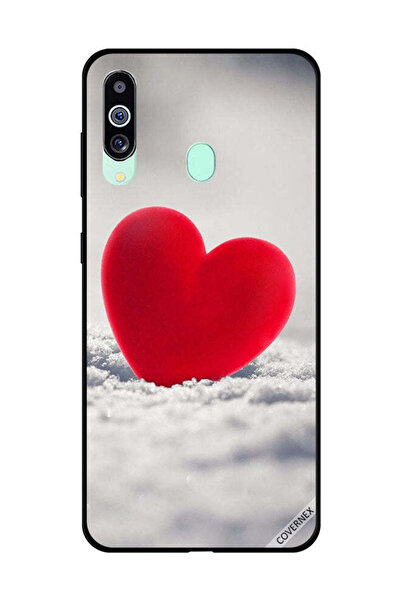Covernex غطاء حماية لهاتف سامسونج جالاكسي M40 بتصميم قلب أحمر جميل