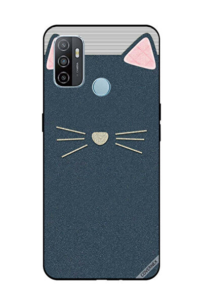 Covernex غطاء حماية لهاتف OPPO A53/A53S بنقشة جلد القطة