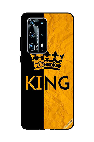 Covernex غطاء حماية لهاتف هواوي بي 40 برو بلس - أسود وأصفر