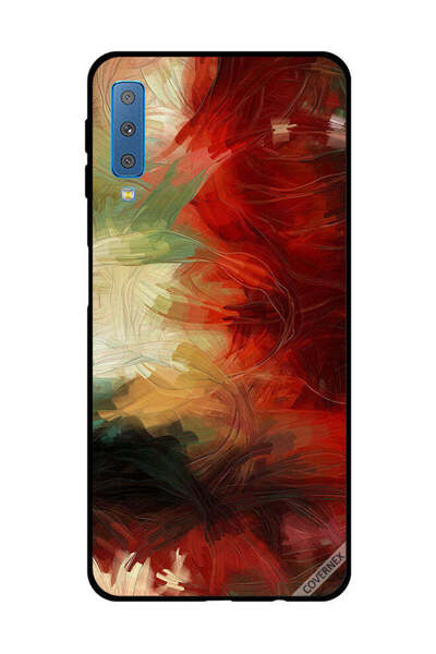 Covernex غطاء حماية لهاتف سامسونج جالاكسي A7 2018 بخلفية عمل فني