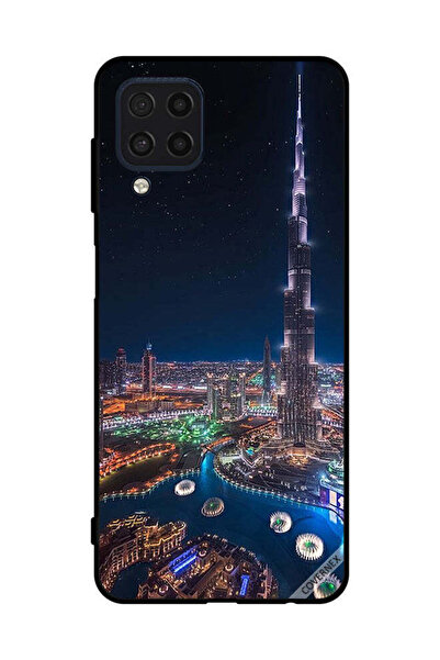 Covernex غطاء حماية لهاتف سامسونج جالاكسي M32 4G منظر ليلي لوسط المدينة