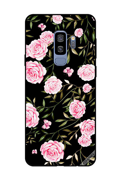 Covernex غطاء حماية لهاتف سامسونج جالاكسي إس 9 بلس، ورود وردية في باقات من ال...