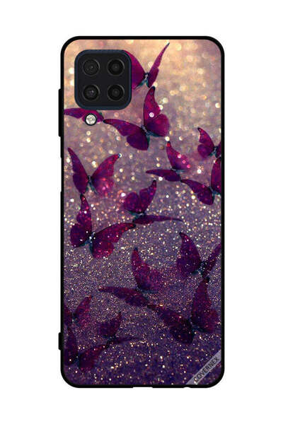 Covernex Protective Case Cover For Samsung Galaxy M32 4G Glitter Butterflies