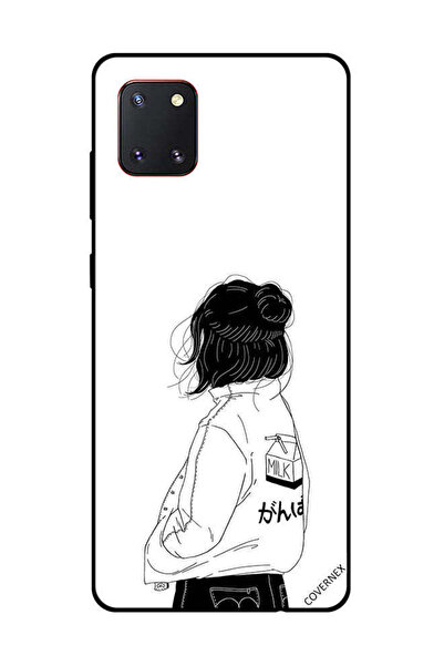 Covernex غطاء حماية لهاتف سامسونج جالكسي نوت 10 لايت فتاة تفكر بعمق كبير