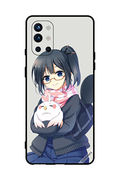 Covernex غطاء حماية لهاتف OnePlus 9R فتاة تحمل حيوانًا أليفًا