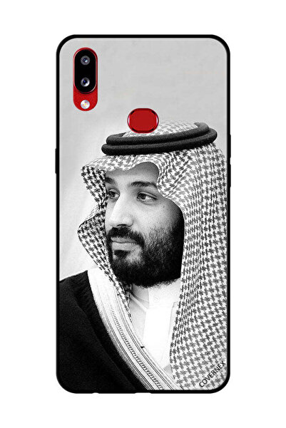 Covernex غطاء حماية لهاتف سامسونج جالاكسي A10s صورة محمد بن سلمان بالأبيض وال...