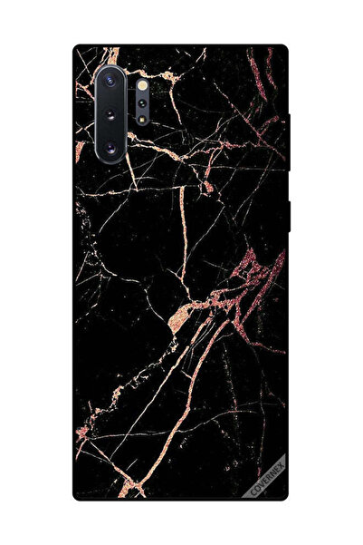 Covernex غطاء حماية لهاتف سامسونج جالكسي نوت 10 بلس بنمط رخامي أسود
