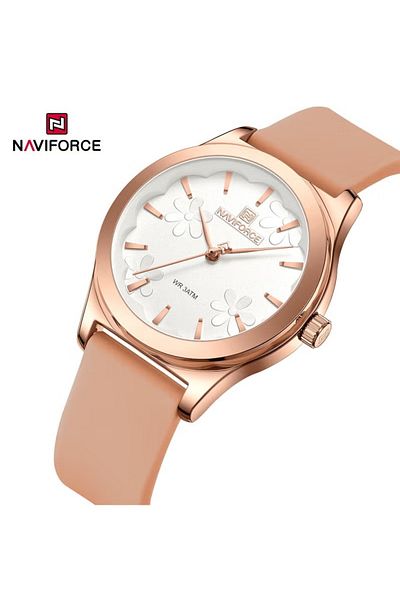 Naviforce Women's Elegant Analog Watch – 36mm Stylish Dial, Durable Strap, Water Resistant
