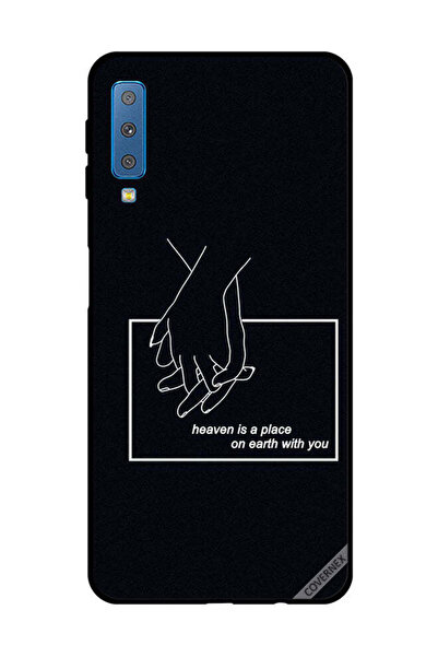 Covernex غطاء حماية لهاتف سامسونج جالاكسي A7 2018 الجنة مكان على الأرض معك