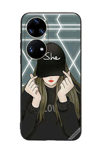Covernex غطاء حماية لهاتف هواوي بي 50 برو مع غطاء للرأس