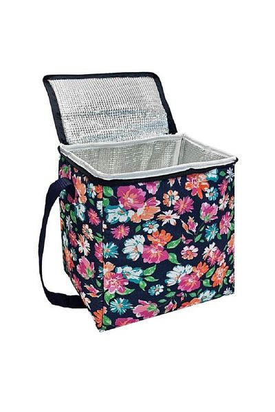 OEM Insulated bag, size 26x18x32 cm, capacity 15l, Flowers