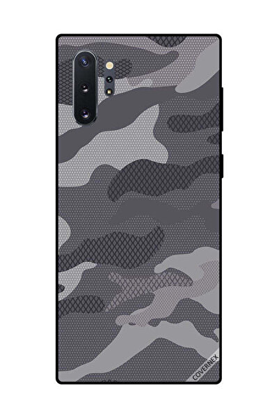 Covernex غطاء حماية لهاتف سامسونج جالكسي نوت 10 بلس بنمط مموه رمادي