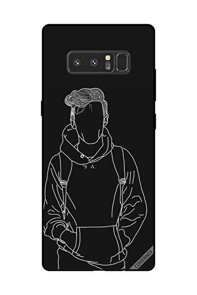Covernex غطاء حماية لهاتف سامسونج جالاكسي نوت 8 - رسم جاكت بوي