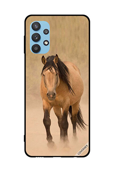 Covernex غطاء حماية لهاتف سامسونج جالاكسي M32 5G - سباق الخيل البني