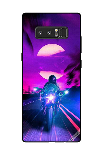 Covernex غطاء حماية لهاتف سامسونج جالاكسي نوت 8 - راكب الدراجة النارية يترك ا...