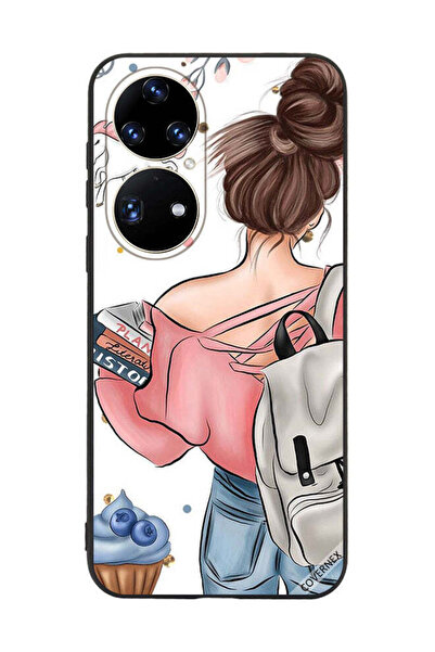 Covernex غطاء حماية لهاتف هواوي بي 50 كتب في متناول اليد خطة متعلمة وتاريخية